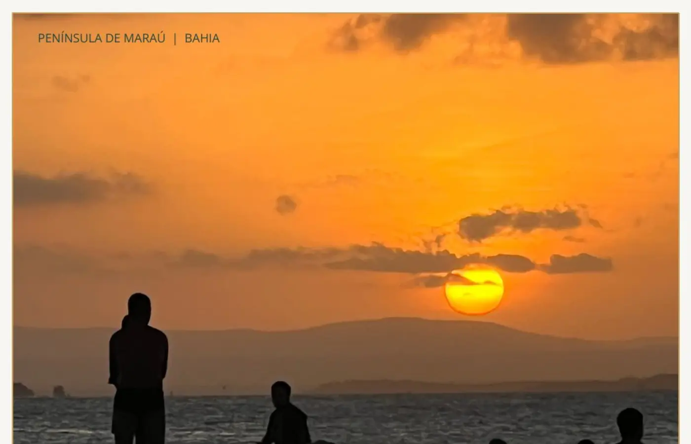 Pôr do sol em Barra Grande
