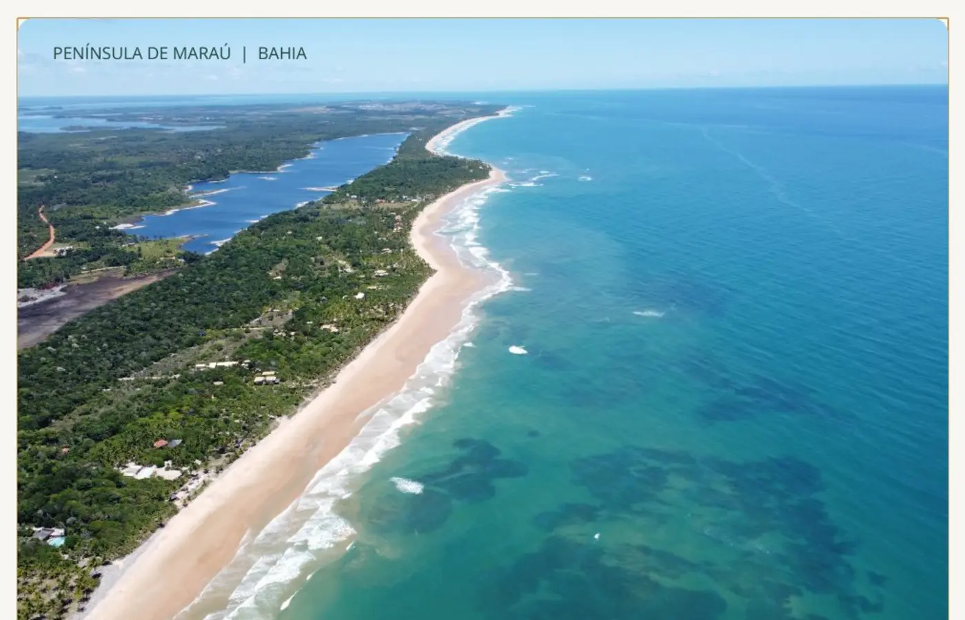 Extensa praia da Ponta da Baleia