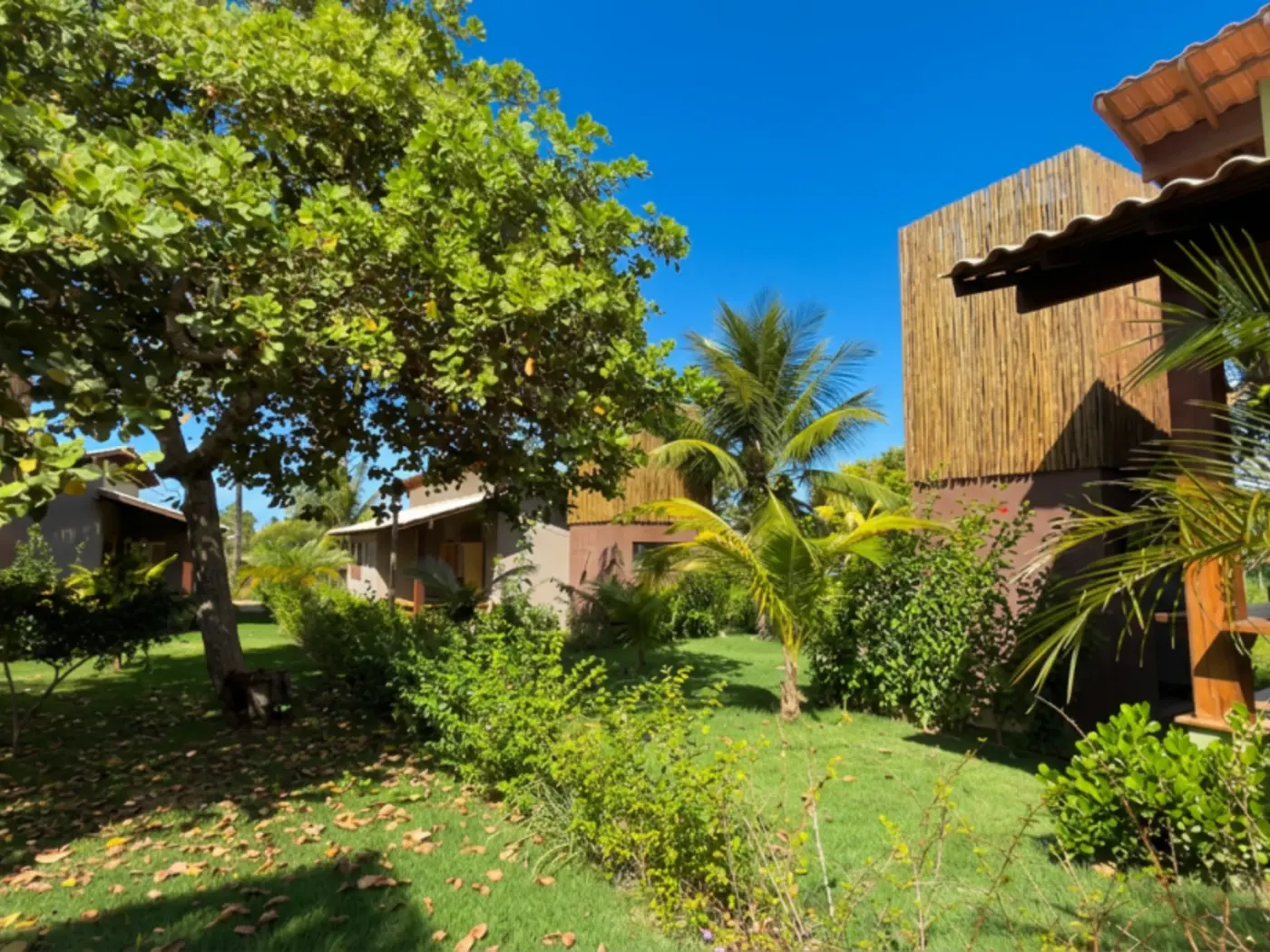 Jardim integrado às unidades da Villa 4 Elementos